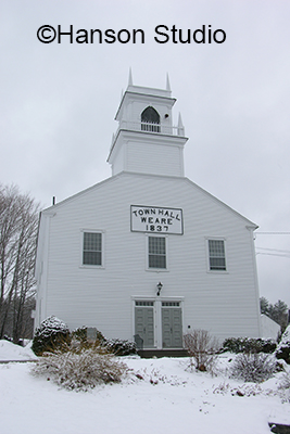 Weare, NH - Town Hall - Winter